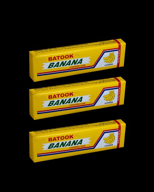 Batook Chewing Gum Banana (3 Pack)