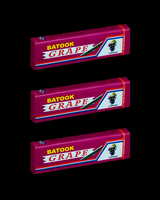 Batook Chewing Gum Grape (3 Pack)